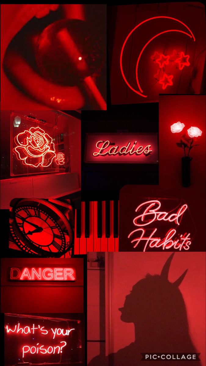 Neon Red Aesthetic Wallpapers For Your Home Screen - NeonGrand