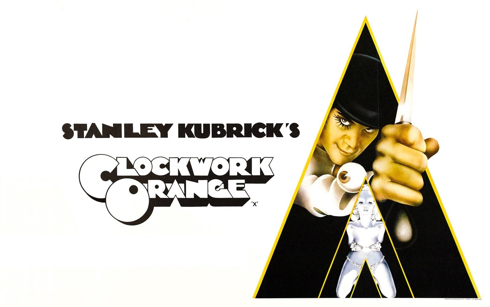 Orange Stanley Kubrick Movies Best Widescreen Background HD Wallpaper