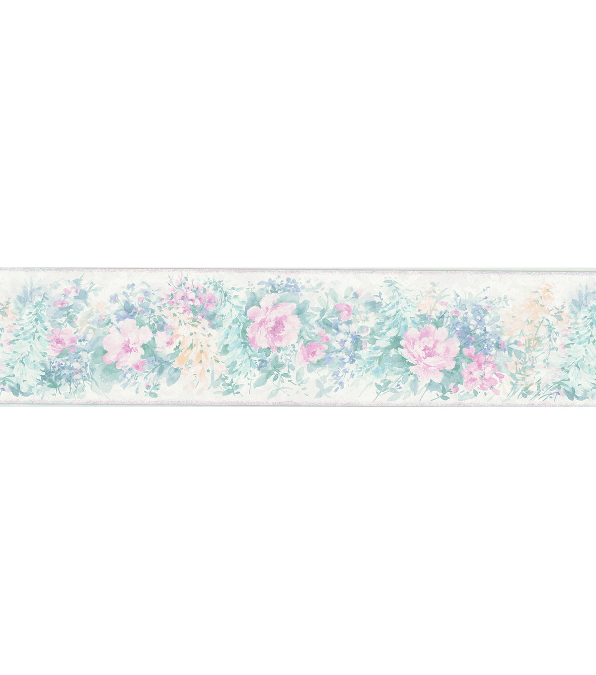 Watercolor Floral Wallpaper Border Multicolor Jo Ann