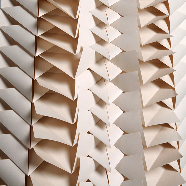 This Amazing Handmade Origami Wallpaper Is Made By Designer Tracey