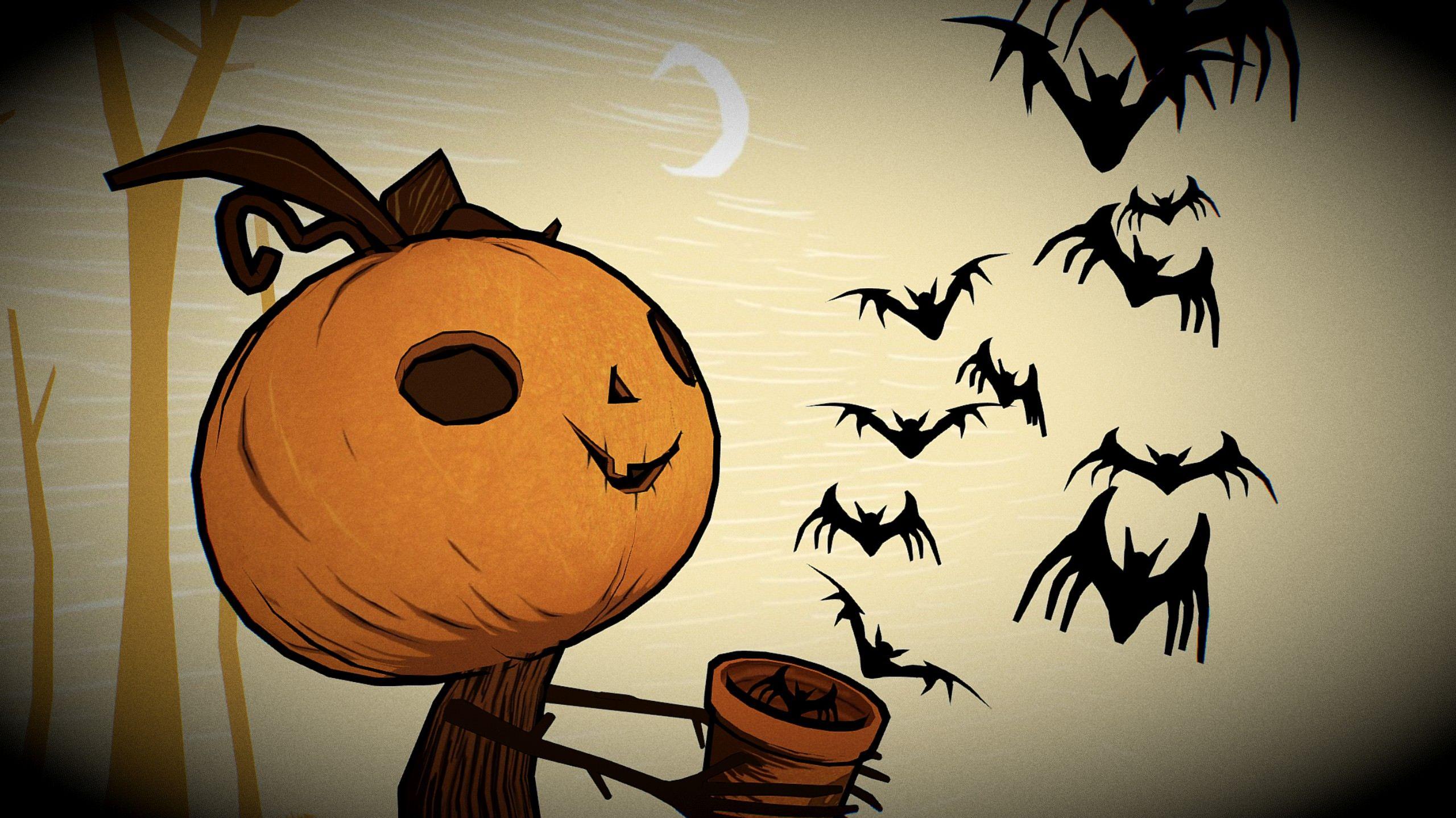 Late for Halloween[2560x1440 Halloween desktop wallpaper