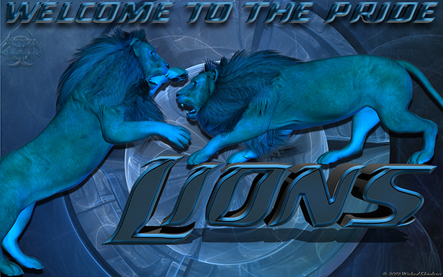 Detroit Lions Welcome to the Pride wallpaper