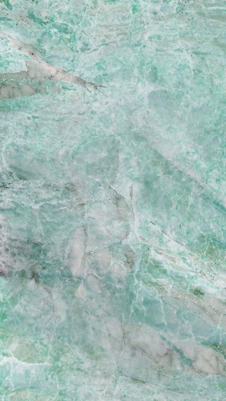 Mint Green Marble Wallpaper