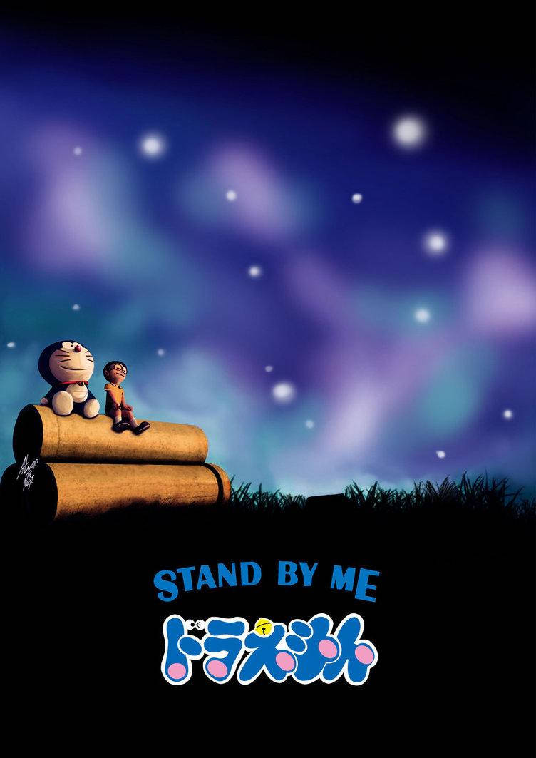 Cute Nobita And Doraemon Looking At Stars 0c84j50dmkack30y Wallpaper