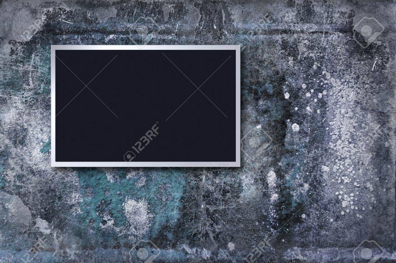 Lsd Monitor On Grunge Background Stock Photo Picture And Royalty