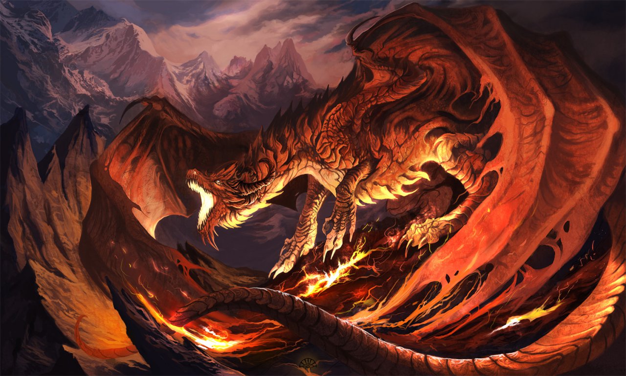 25 Best Epic Dragon Art Gallery fire dragons HD wallpaper  Pxfuel