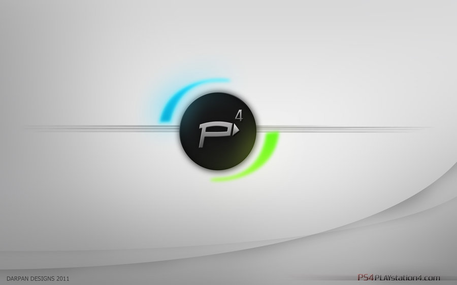 ps4 concept logo wallpaper by darpan aero on