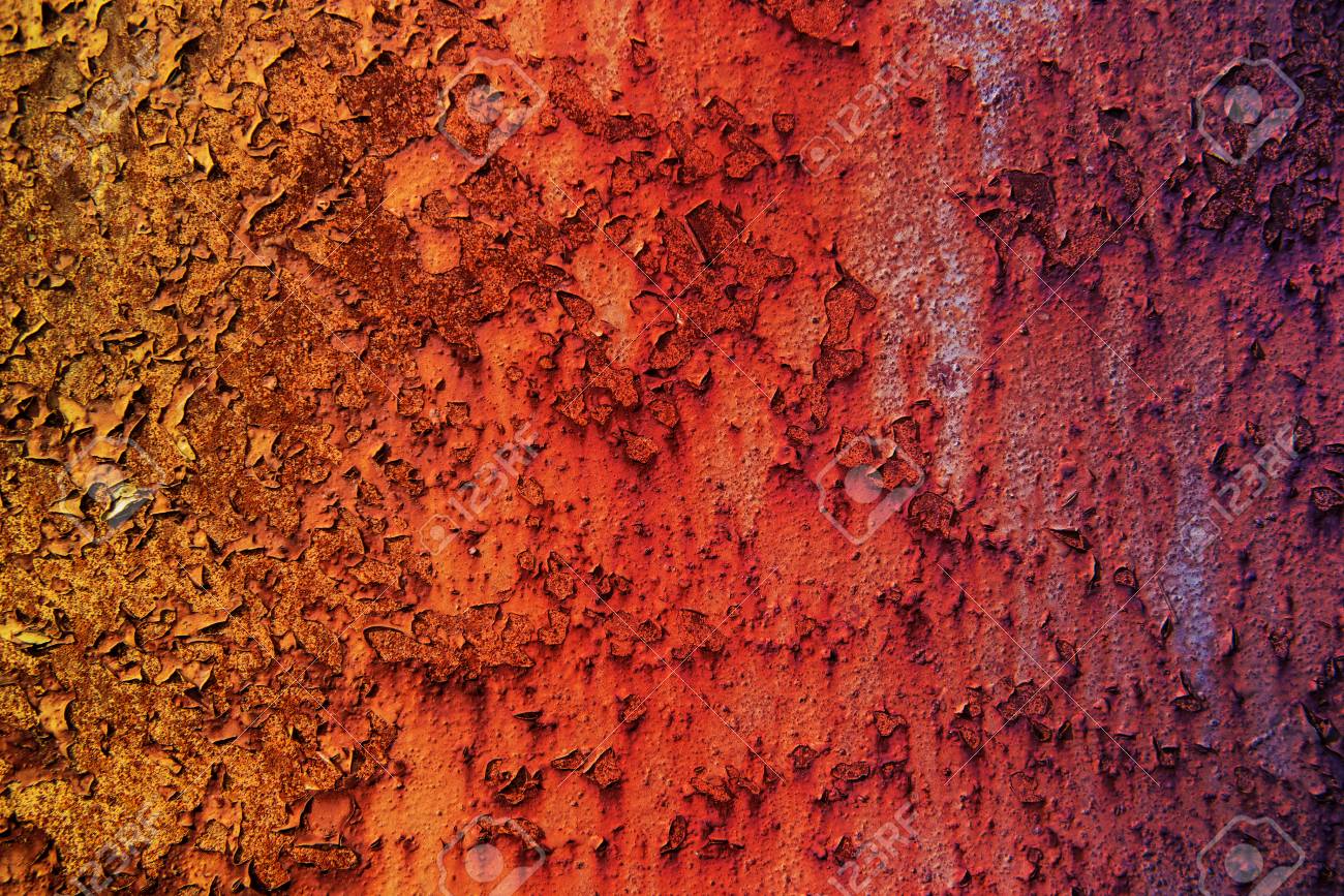 Old Rusty Steal Wall Abstract Background Stock Photo Picture