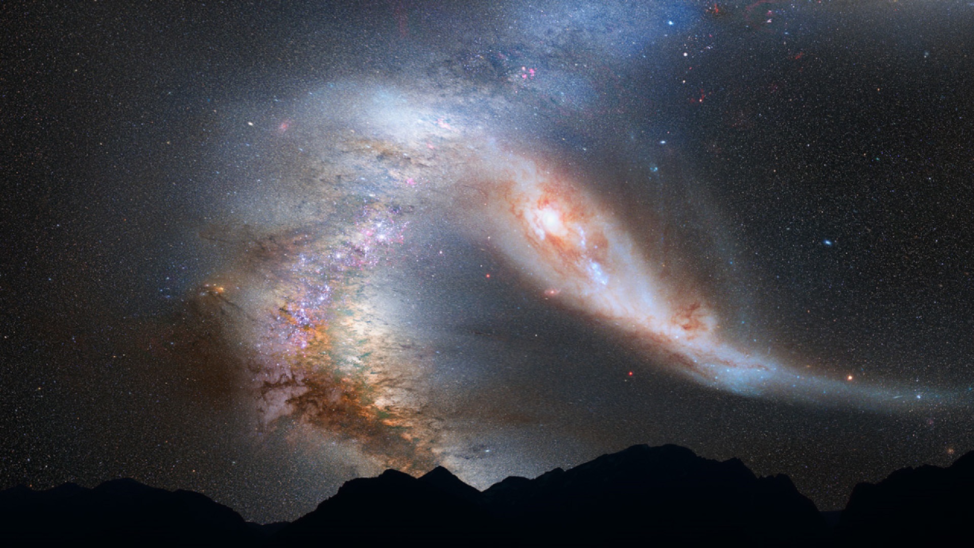 Andromeda Galaxy Milky Way Wallpaper HD Nature 4k