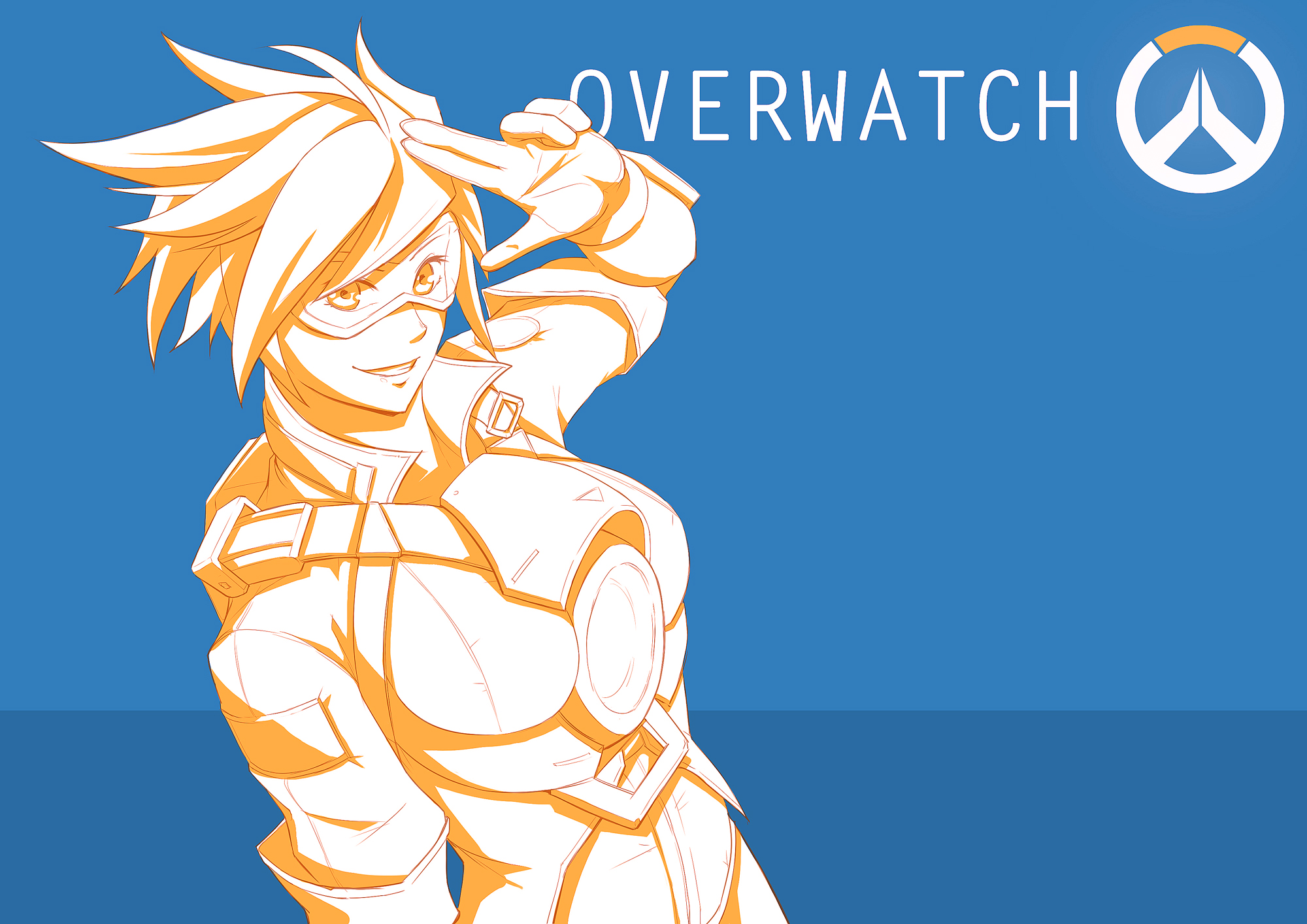 Video Game #Overwatch Tracer (Overwatch) #1080P #wallpaper #hdwallpaper  #desktop