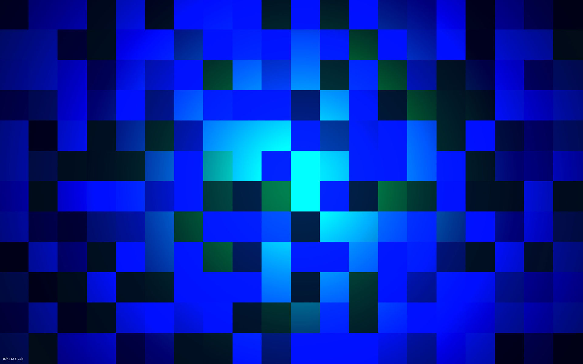 Wallpaper Brick Geometric Blue Bluebricks Styles