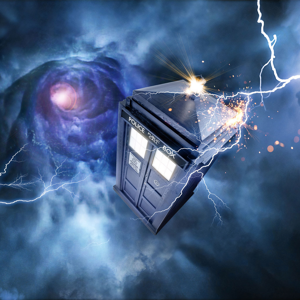 The Tardis iPad Background Doctor Who