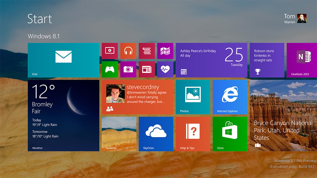 Windows 81 a first look at what Microsoft is changing The Verge 1020x574