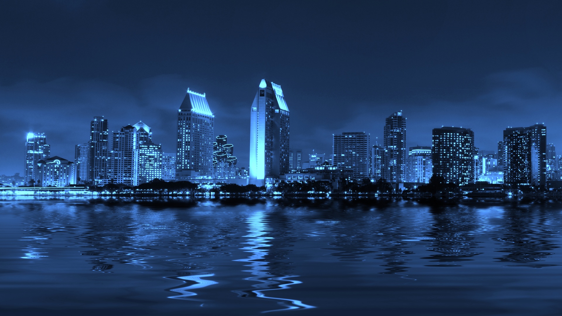 Blue Hour San Diego Wallpaper