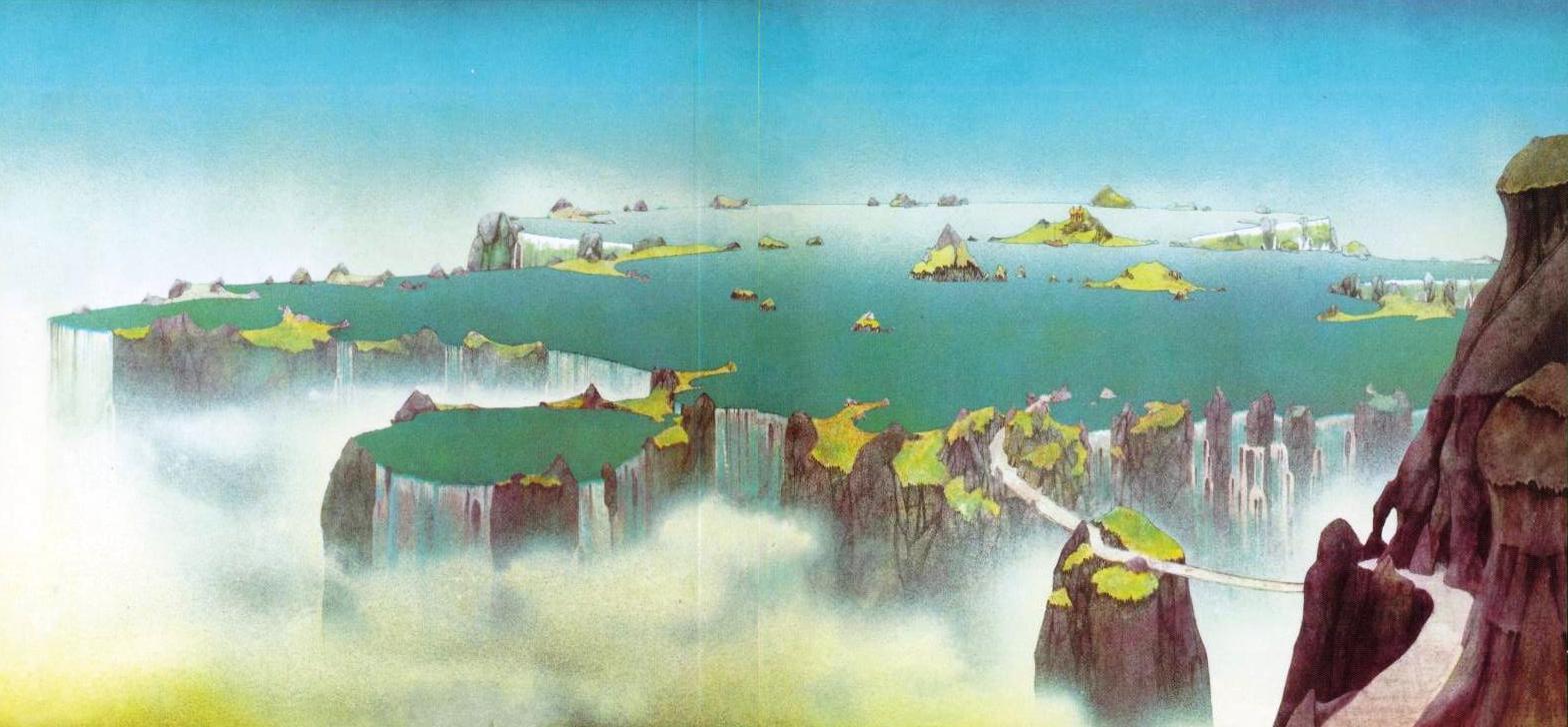 Landscapes Fog Classic Roger Dean Album Covers HD Wallpaper Of