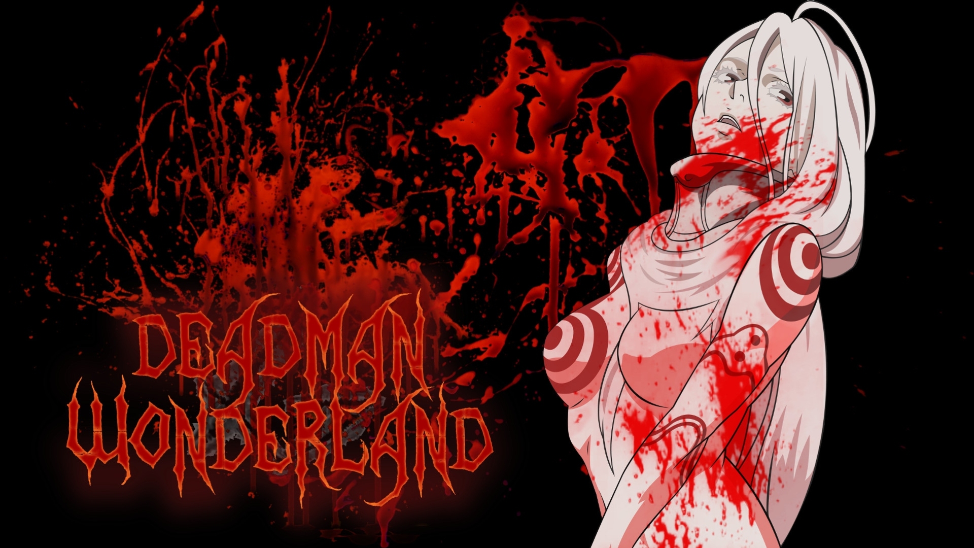 Wallpaper Shiro Deadman Wonderland Blood