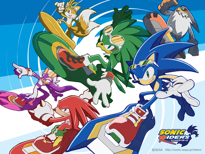 Sonic Riders Characters Wallpaper
