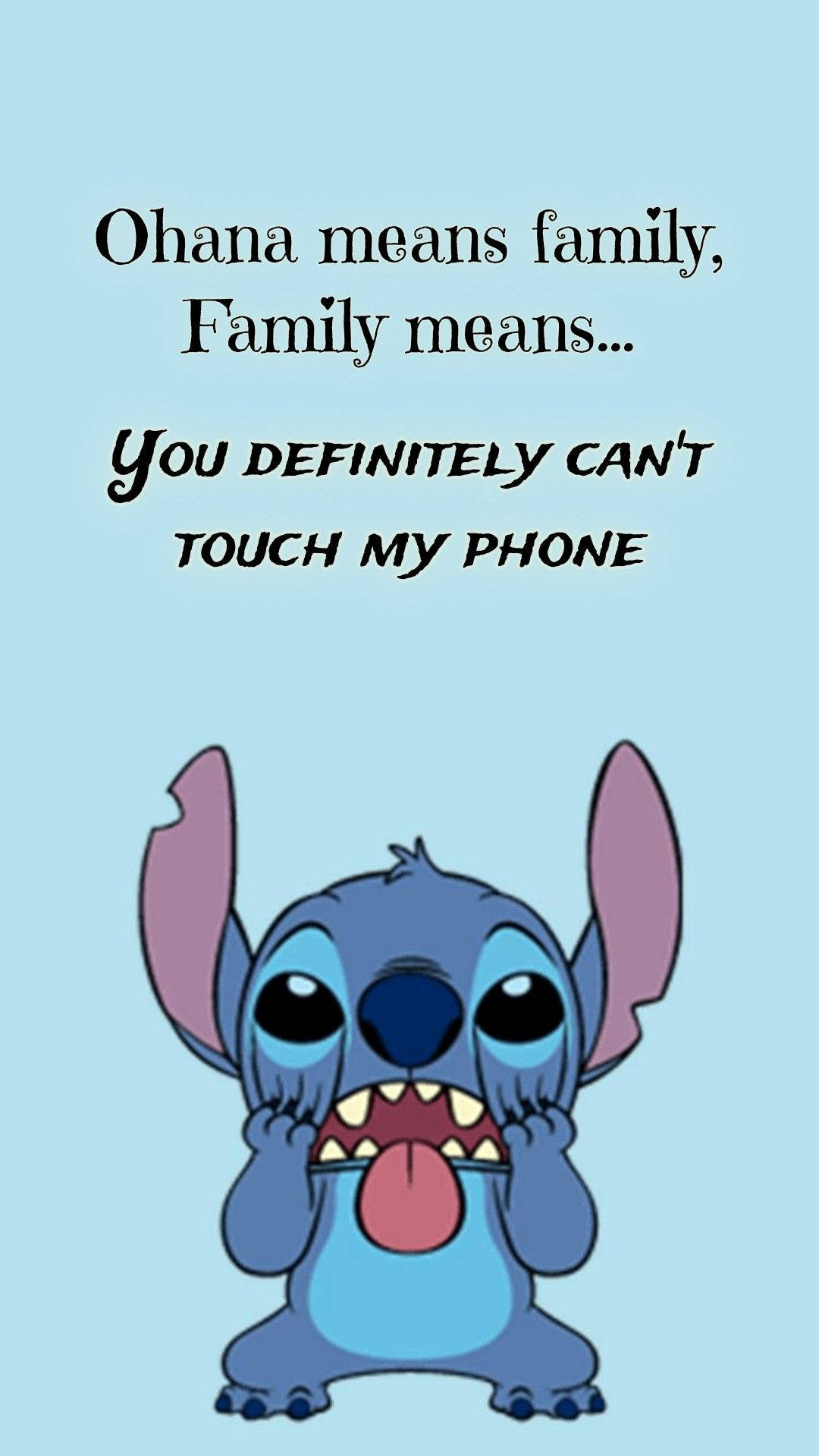 Stitch Phone Wallpaper