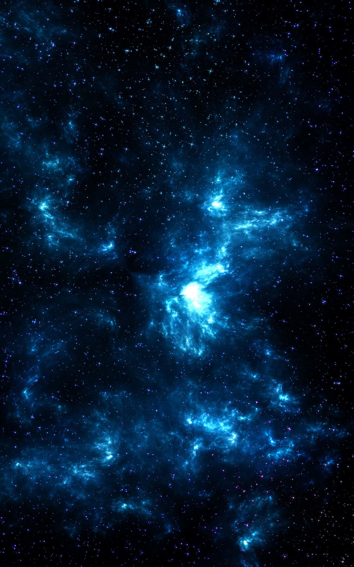 Cool Blue Galaxy Wallpaper
