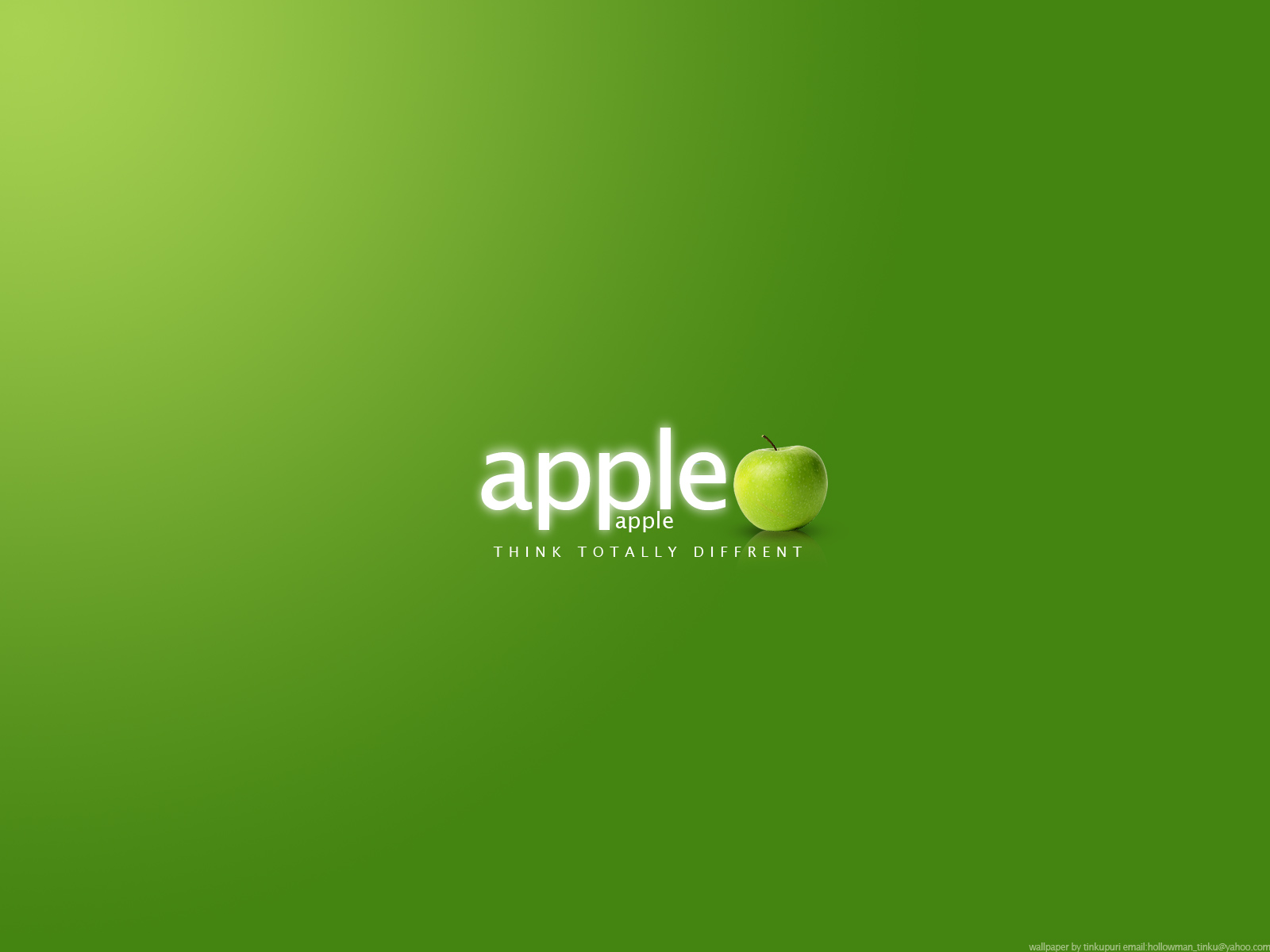 Apple Green Wallpaper HD