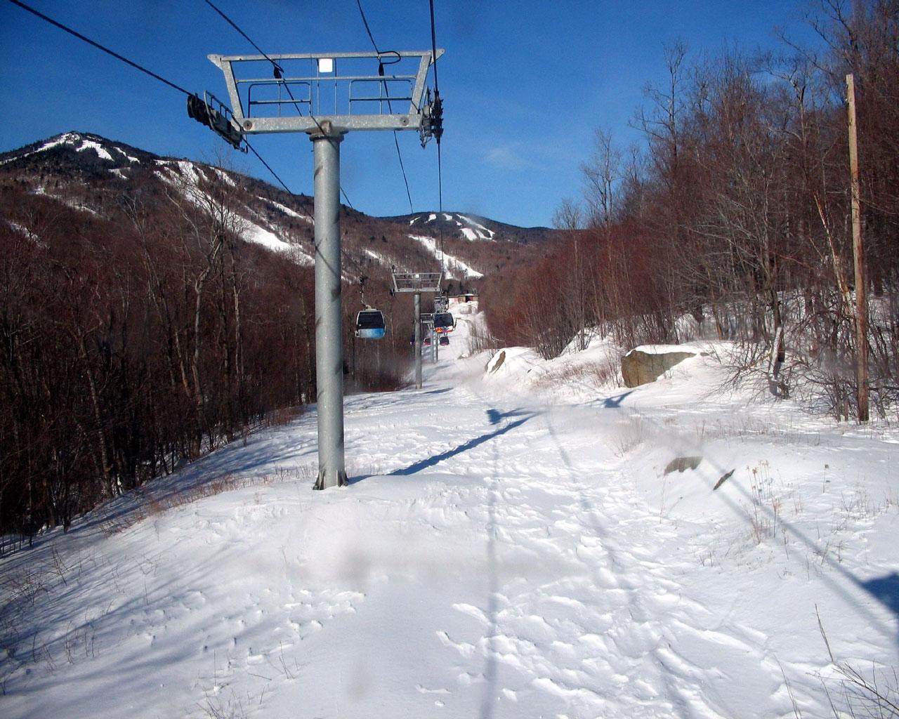 Best Ski Resort Killington Vermont From Skyeship Gondola