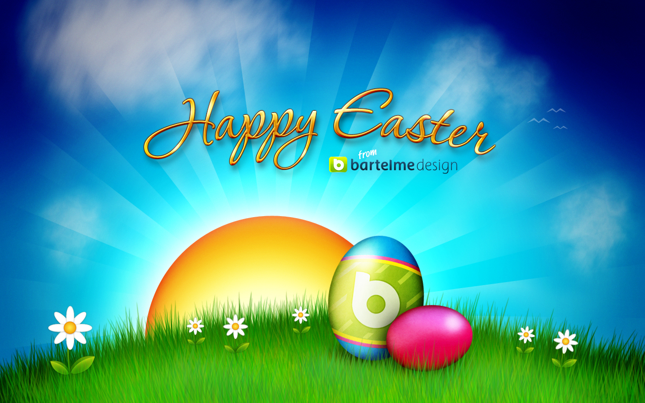 Free Happy Easter Wallpaper Desktop on