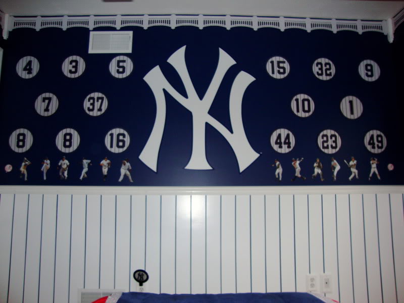 New York Yankee Stadium Facade Frieze Wallpaper Border Poster Ticket