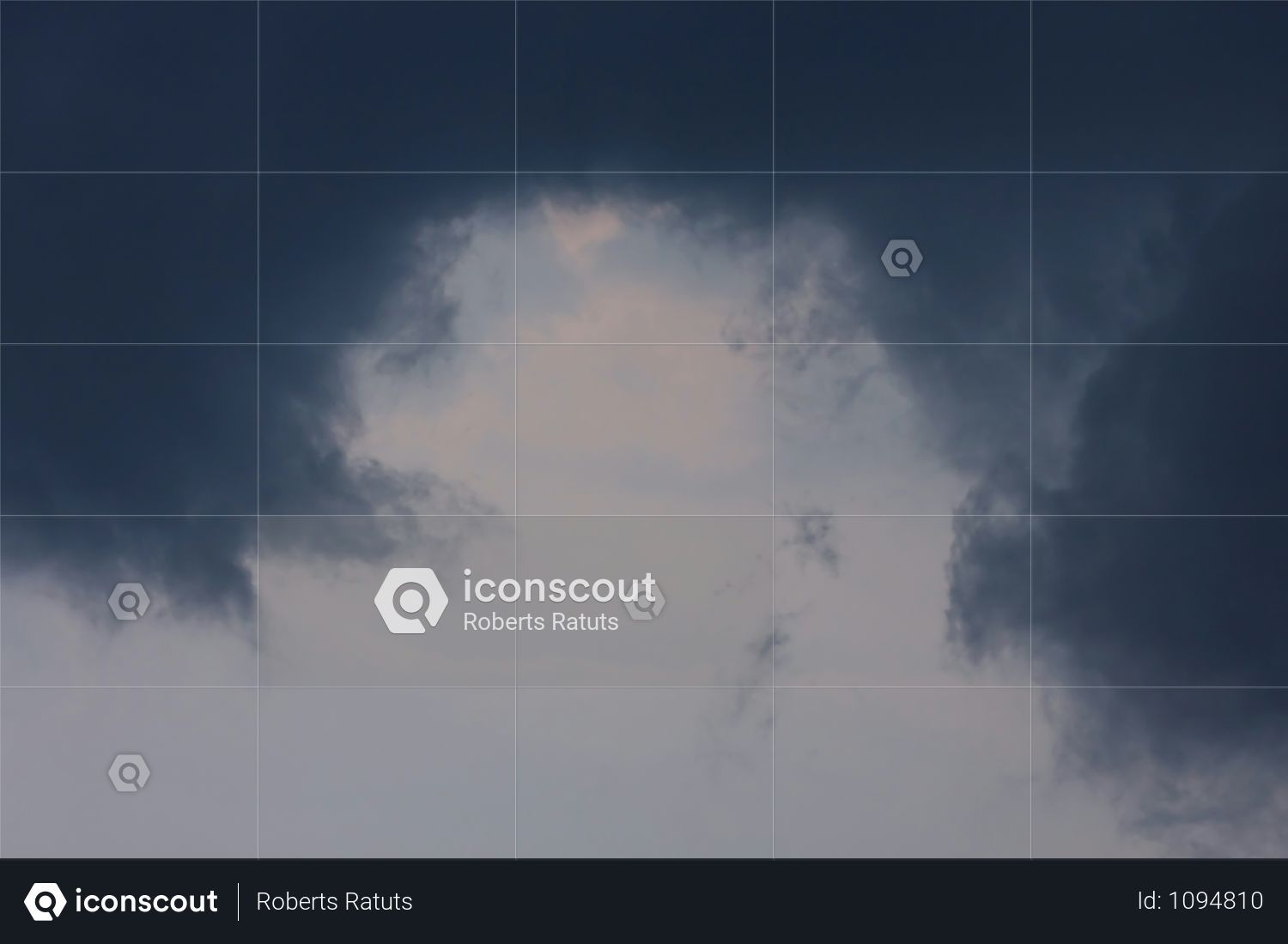 Premium Background Of Sky With Thunderclouds Photo In Png