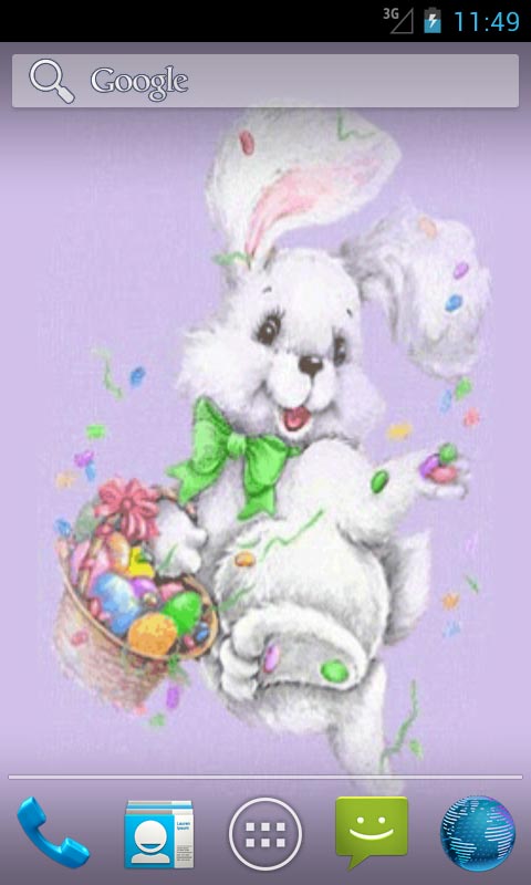 Easter Bunny Live Wallpaper For Your Android Phone