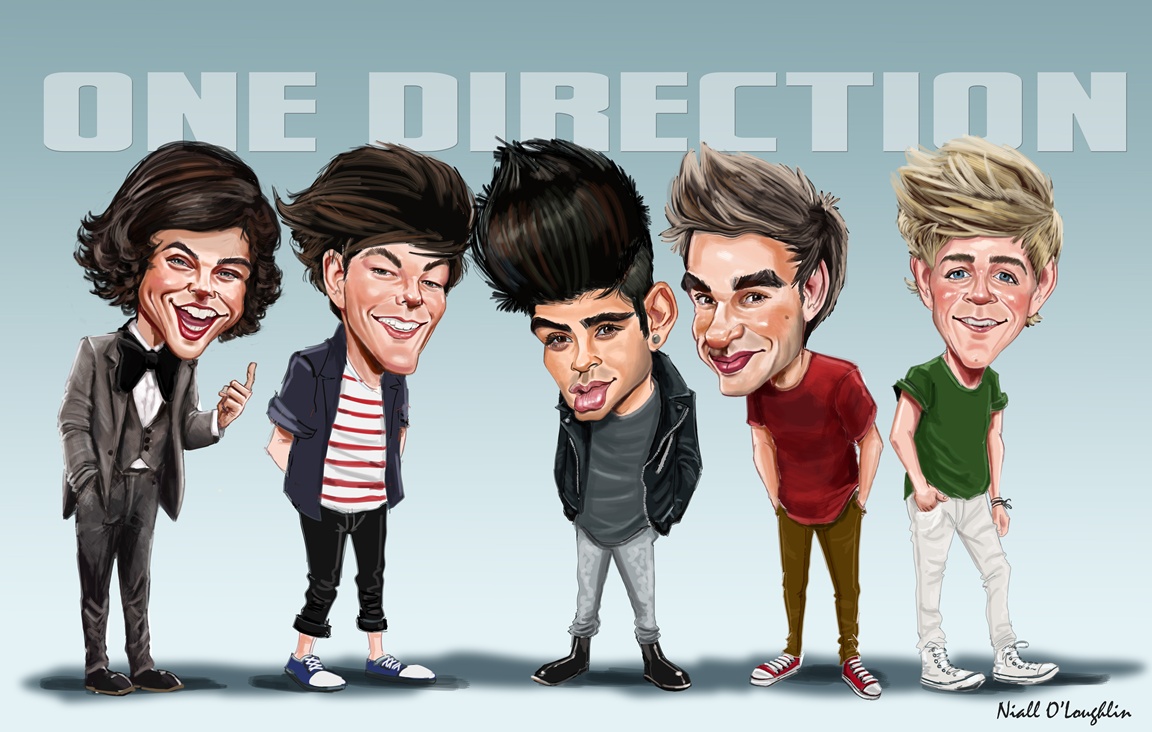 One Direction Caricature Wallpaper Is A Hi Res For Pc HD