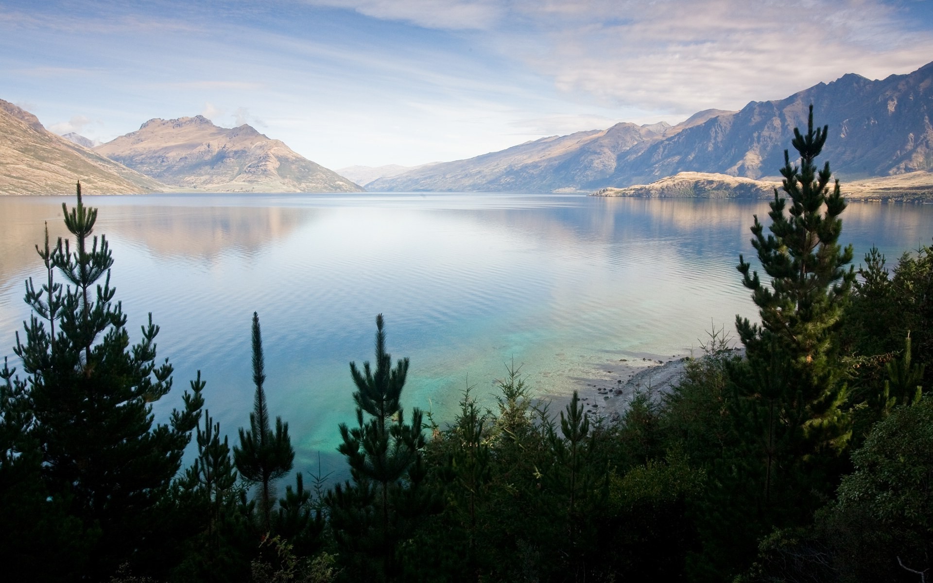 Mountain lake in New Zealand wallpaper   Nature wallpapers
