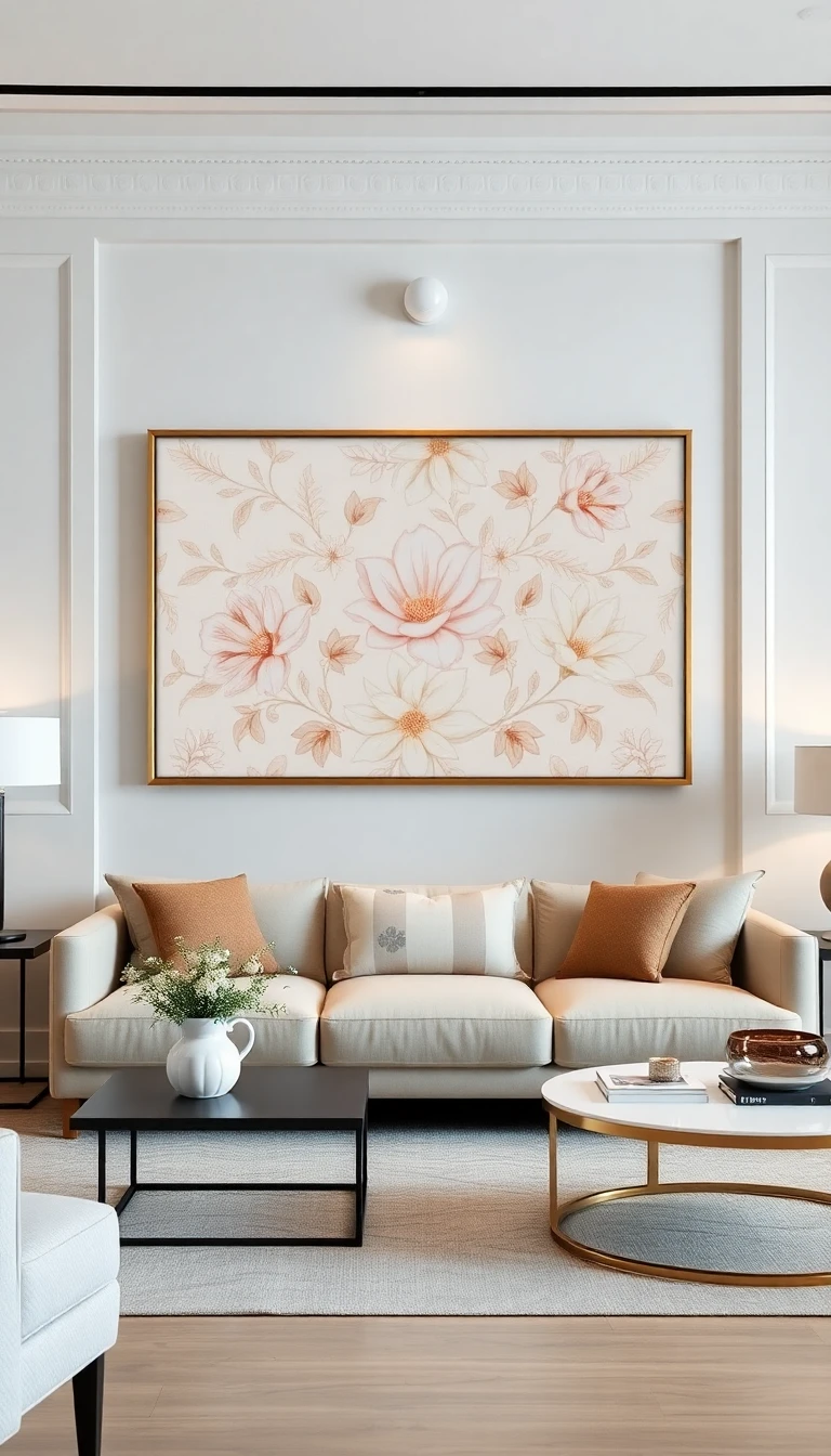 Framed Wallpaper As Art
