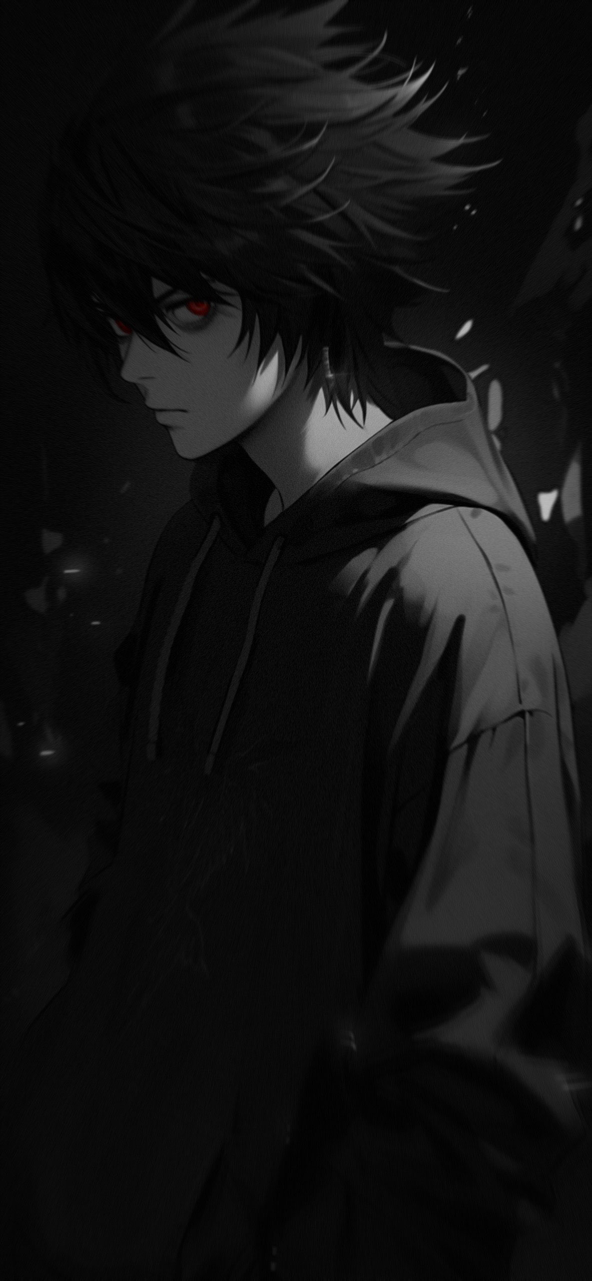 Death Note L Black Wallpaper For iPhone