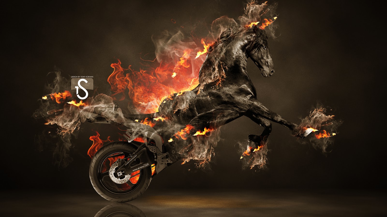 Fire Horse HD Wallpaper