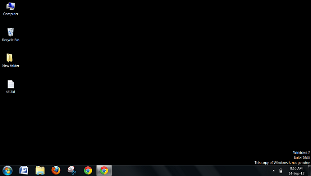 Steps To Remove Black Blank Desktop Background In Windows