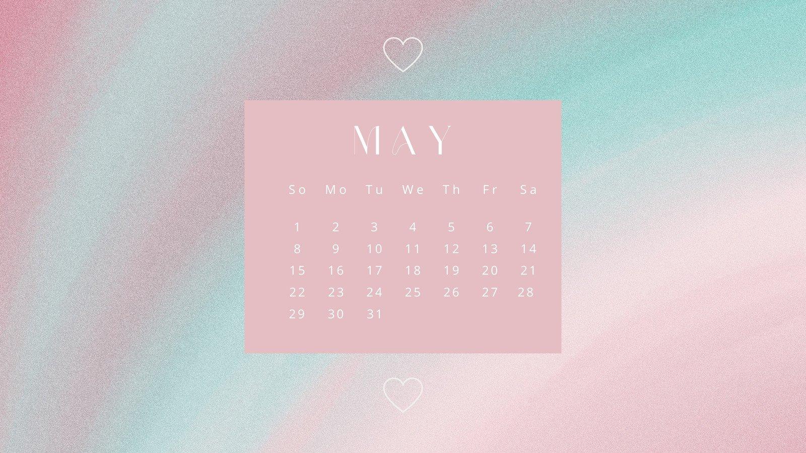 May 2022 wallpapers  55 FREE calendars for your desktop  phone