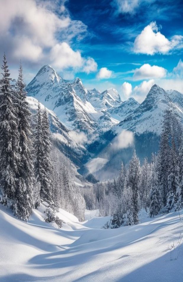 Winter Mountain Wallpaper