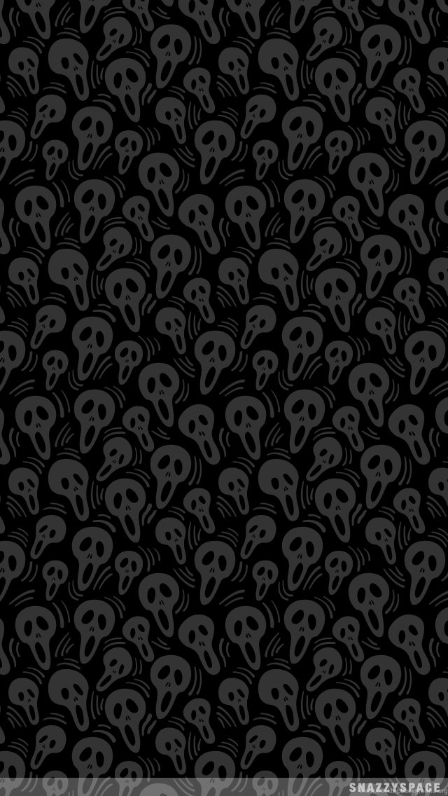 Scream Skulls iPhone Wallpaper Desktop Background