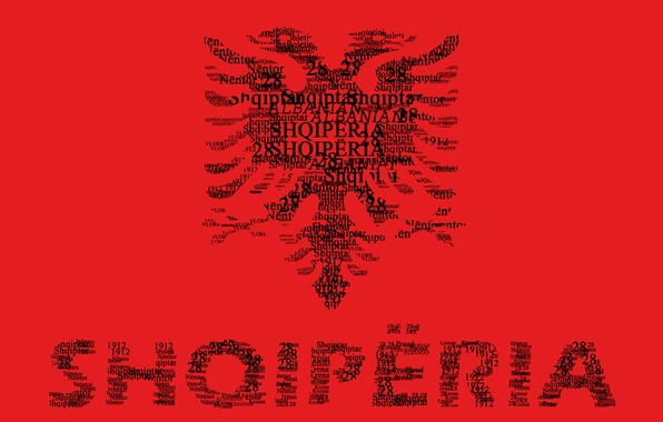 Wallpaper Albania Flag Agron Text Miscellanea