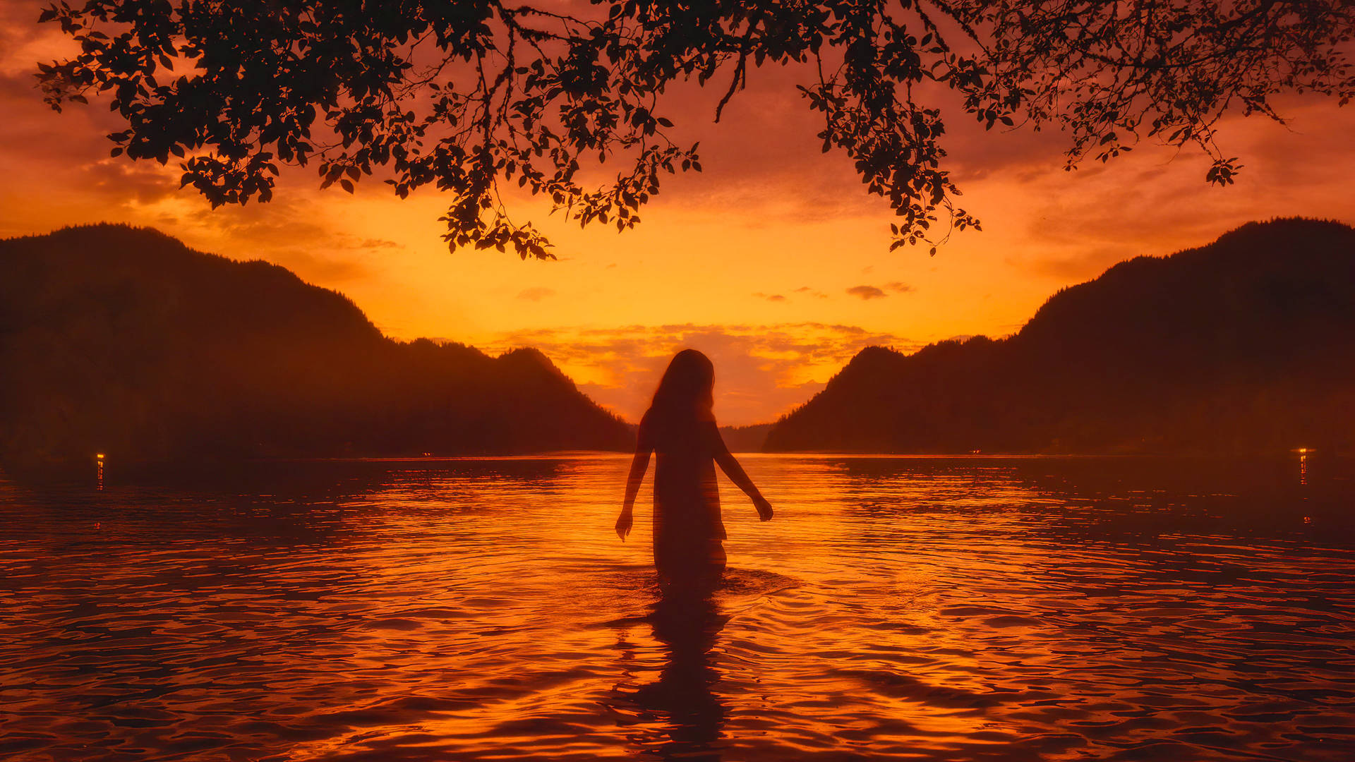 Alone Girl Wallpaper