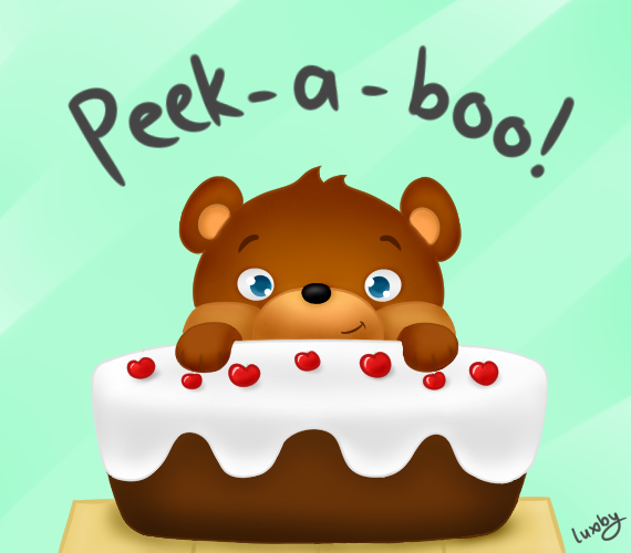 For Leeeeee X Cake Peek A Boo By Luxby