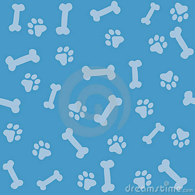 Background Poster Pics Of Dog Bones N Feet Prints