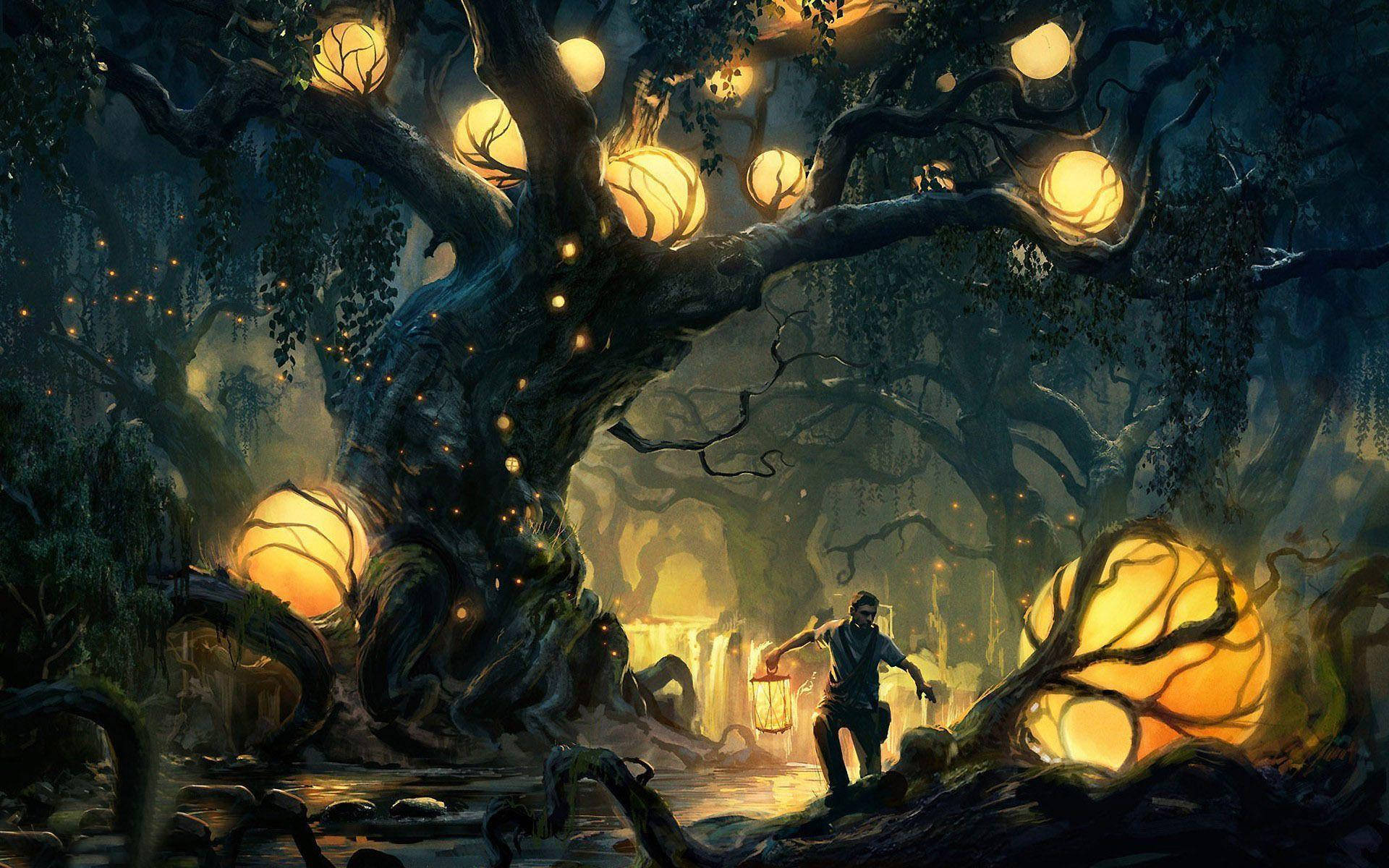 Mystical Forest Wallpaper