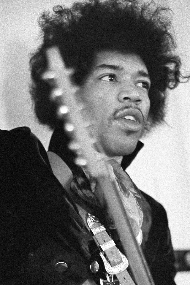 Jimi Hendrix London Exhibition iPhone Wallpaper And 4s