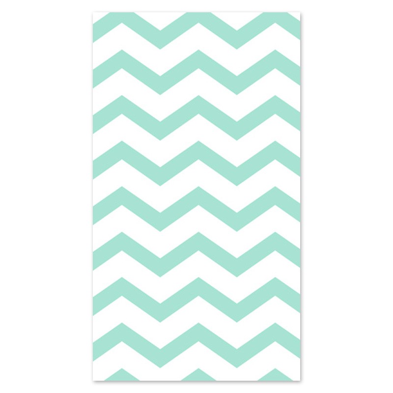 Red And Mint Green Chevron Personalized iPhone Wallpaper