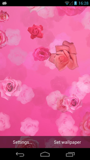 Pink Roses Live Wallpaper For Your Android Phone