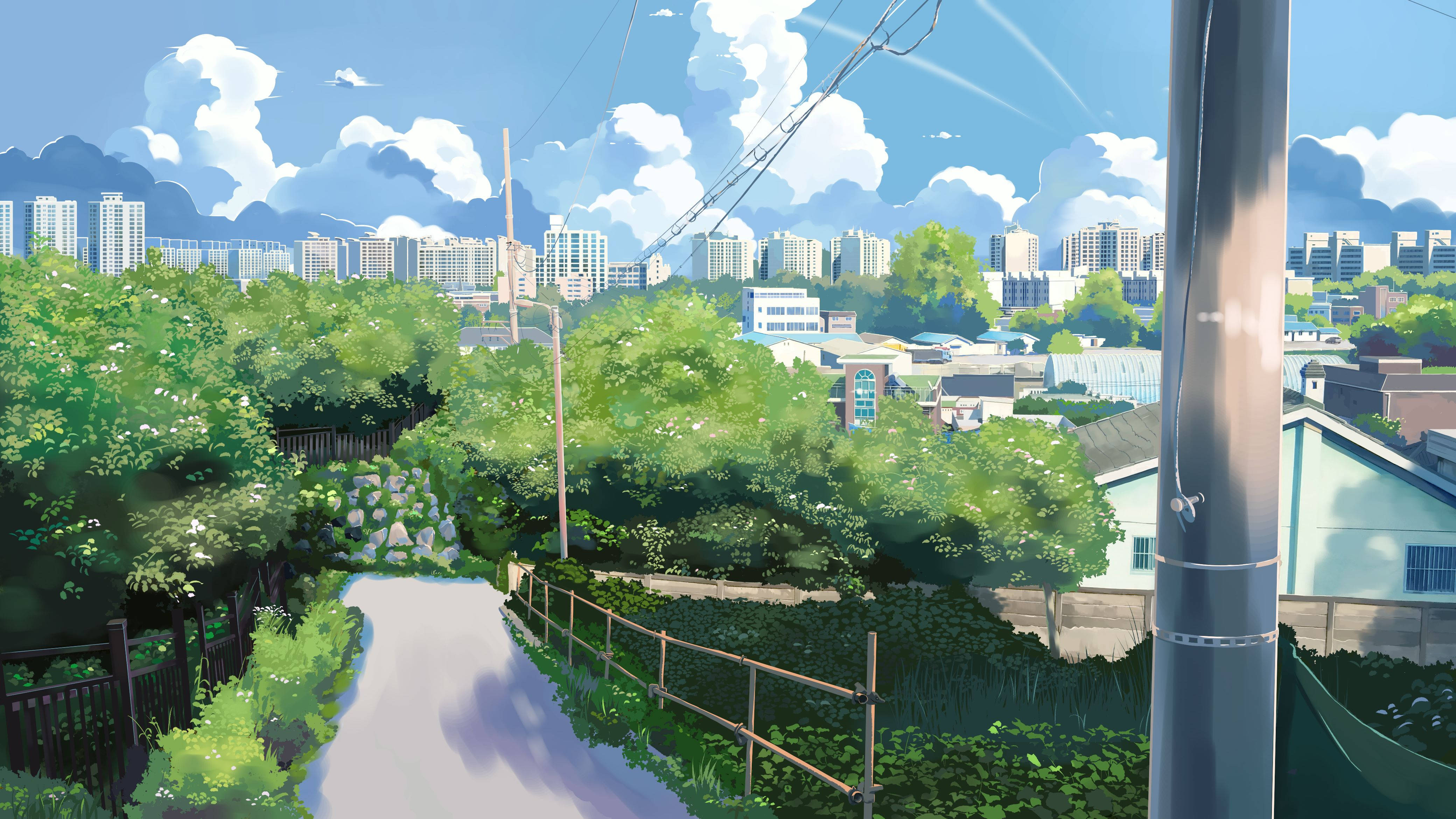 Anime Cities Wallpaper