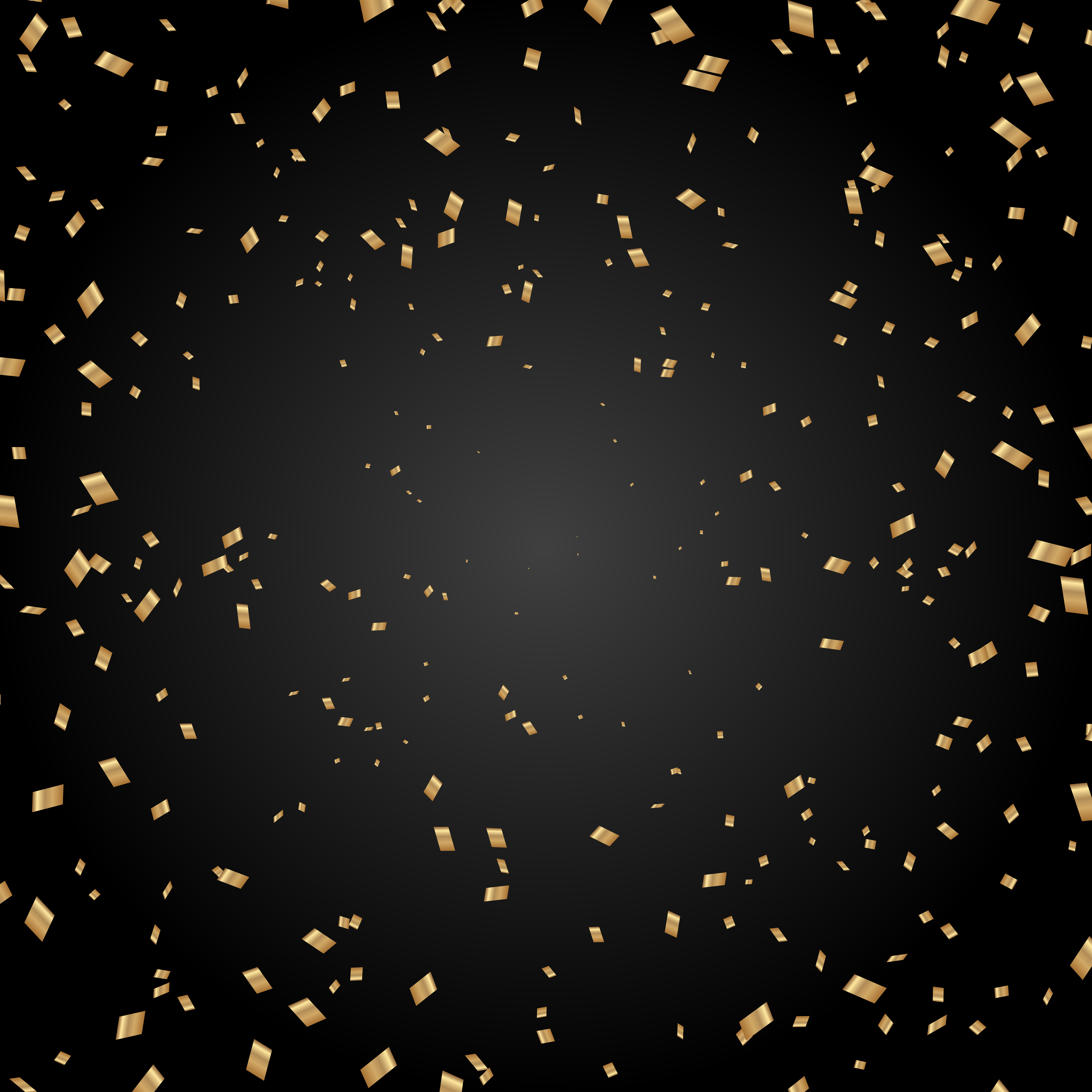 Celebration background with gold confetti 1409253   Download Free