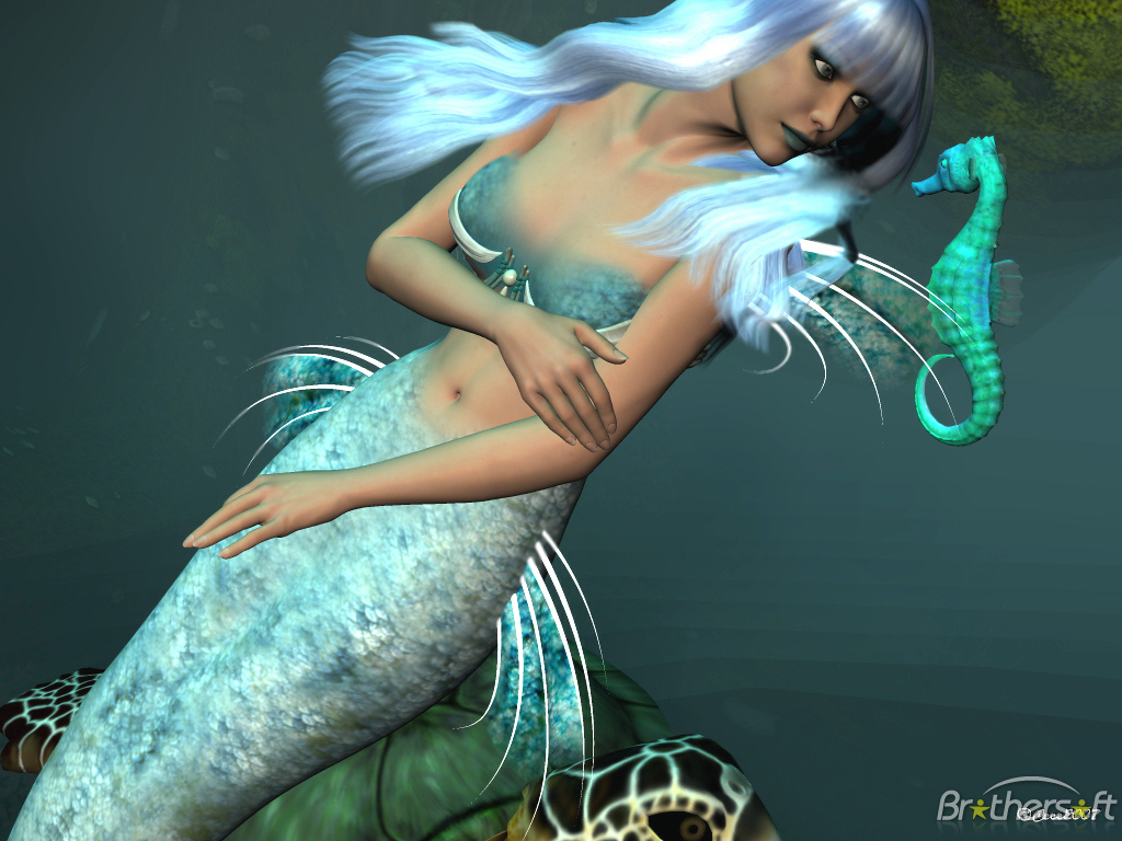 3d Mermaid Wallpaper