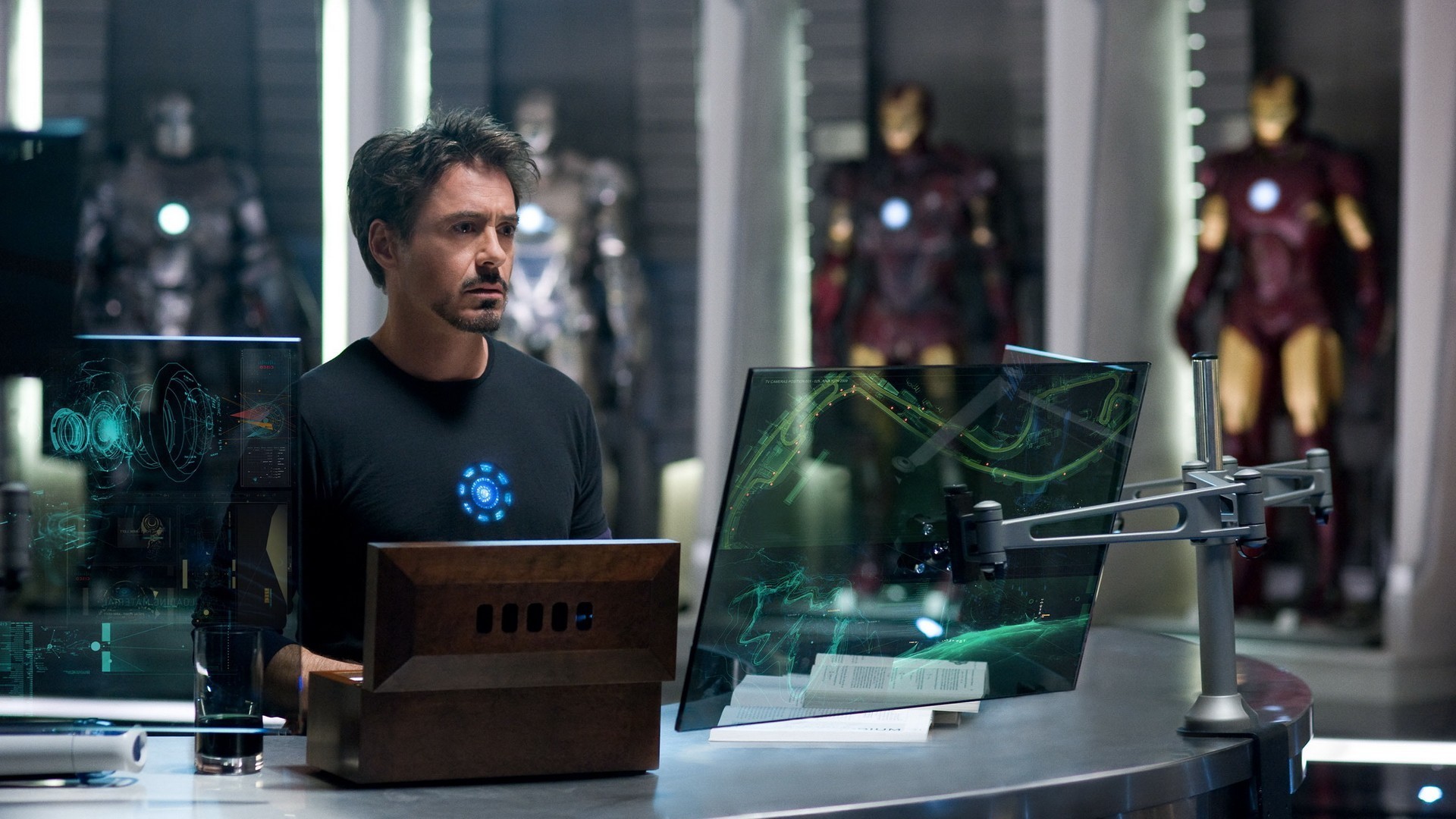 Featured image of post Wallpaper Tony Stark Photo : Tony stark working on his iron man suit, tony stark, digital art.